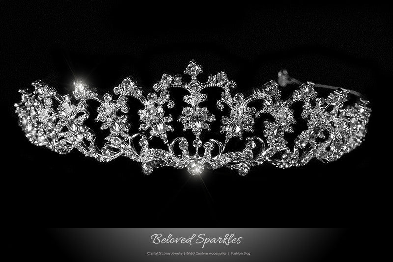 Lynette Vintage Filigree Tiara | Swarovski Crystal - Beloved Sparkles
- 1